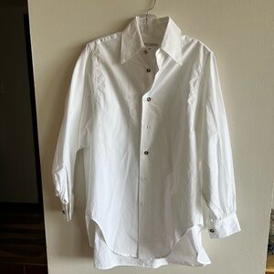 Good Company OS white oversized cotton shirt